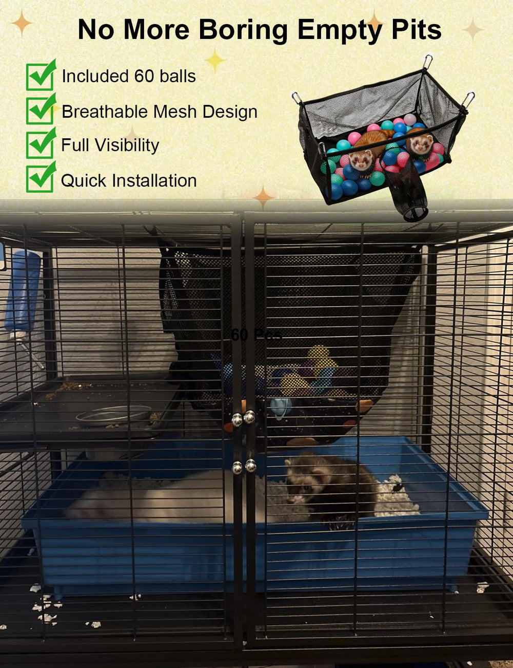 HAEZU ball pit openings enable tunnel-connected ball-chase adventures.