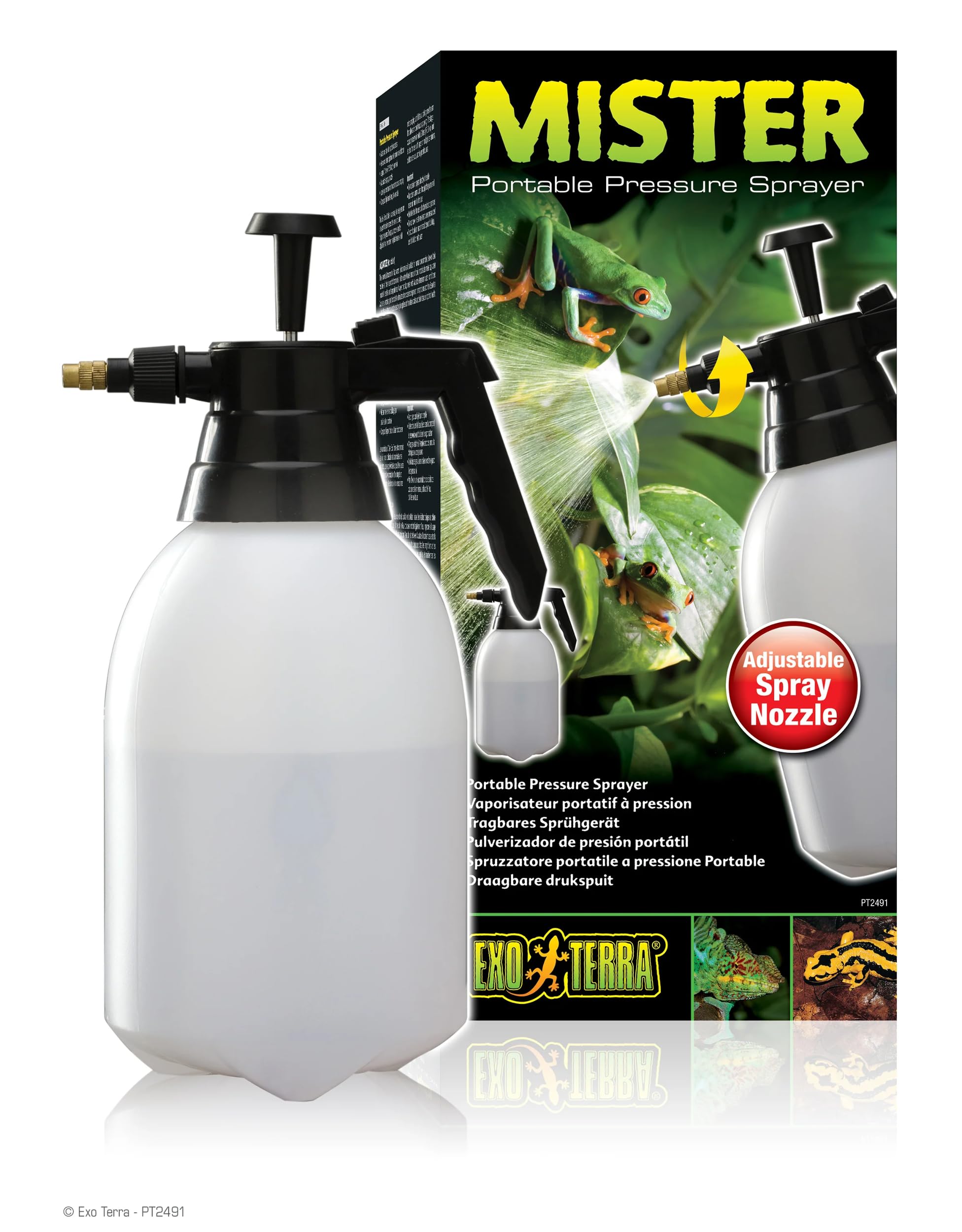 Hagen Exo Terra Mister nozzle adjustable for precise mist or jet spray.