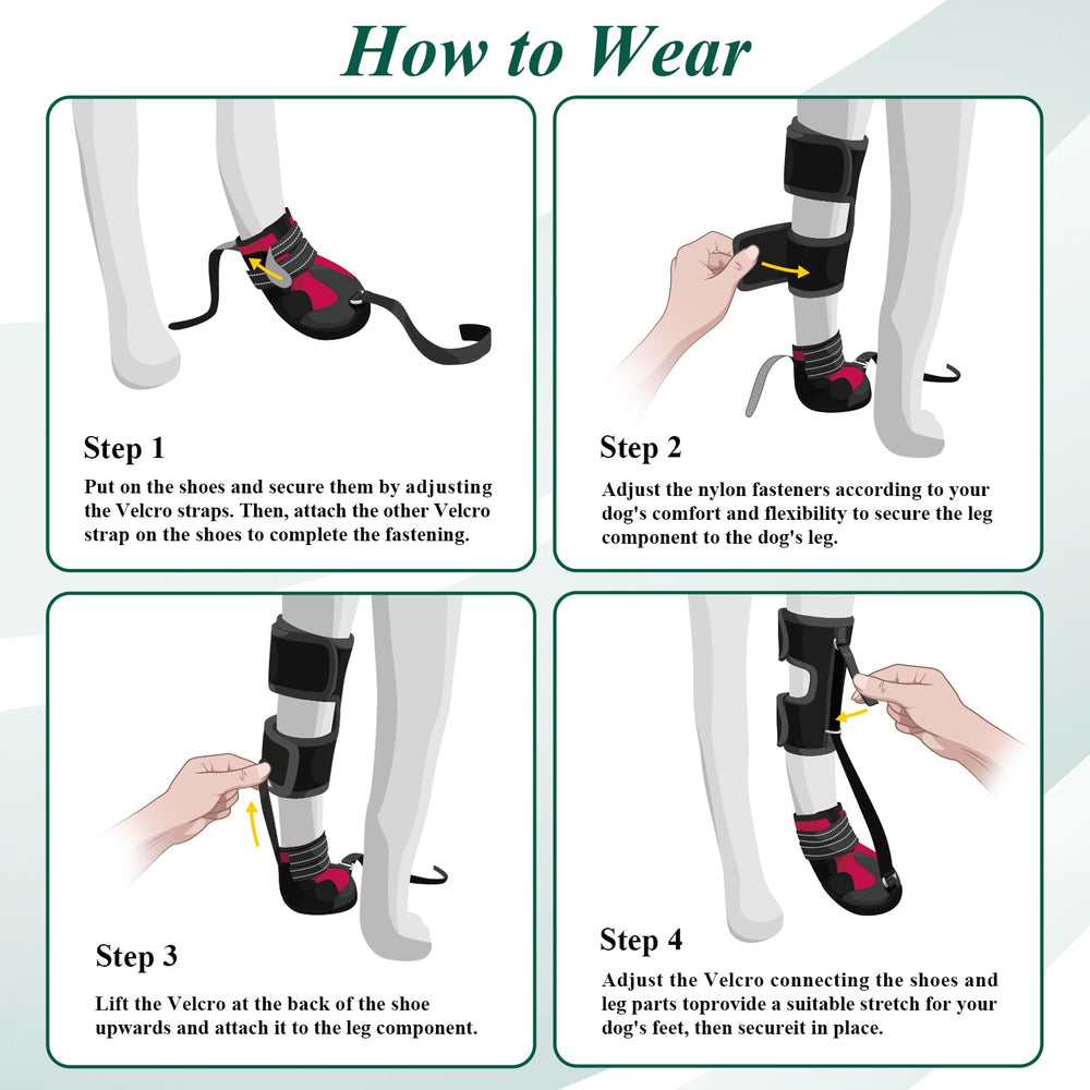 HAGGEMI Measurement guide helps select the right size for proper orthopedic support.