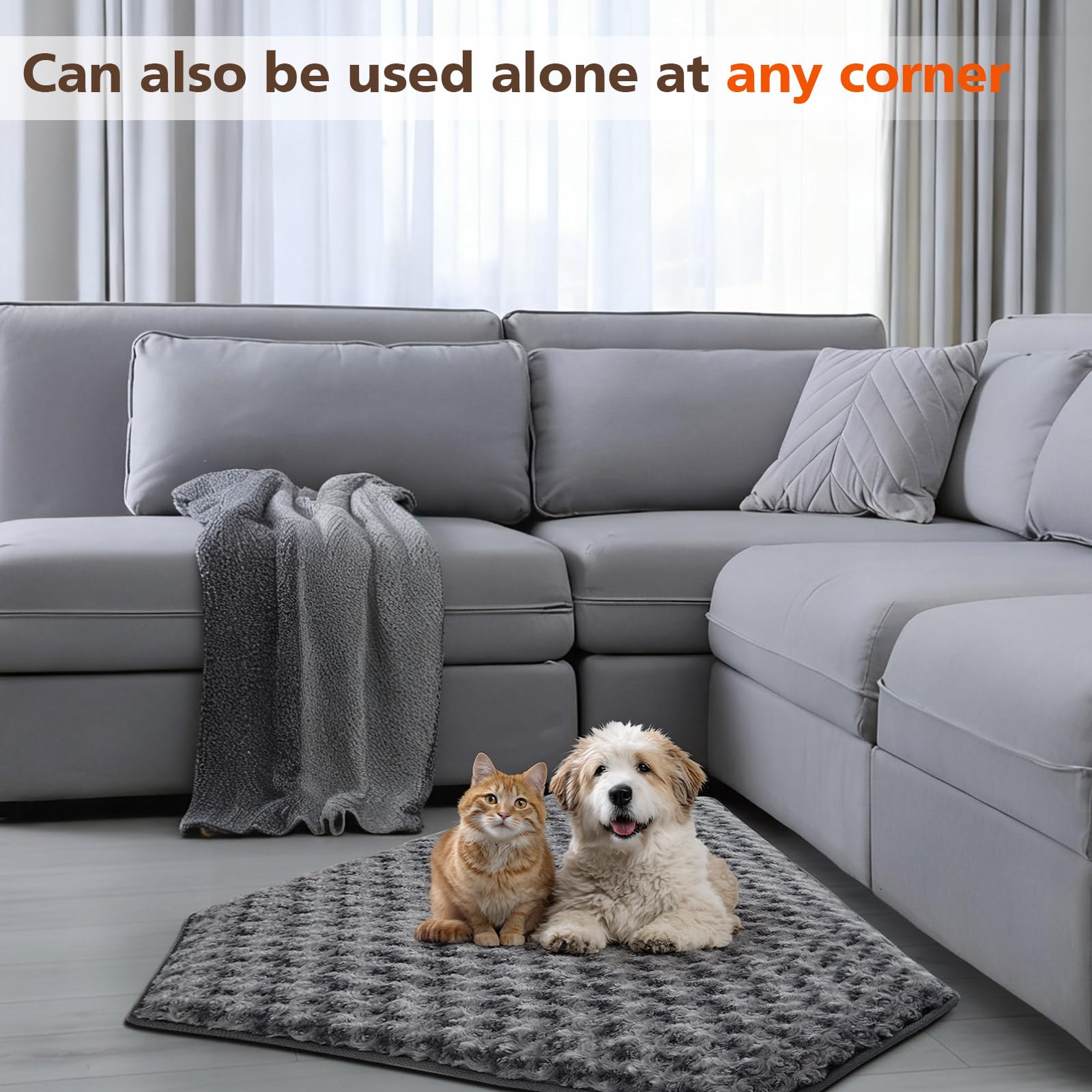 Large-dog friendly Croblissful pad fits roomy crates and travel setups.