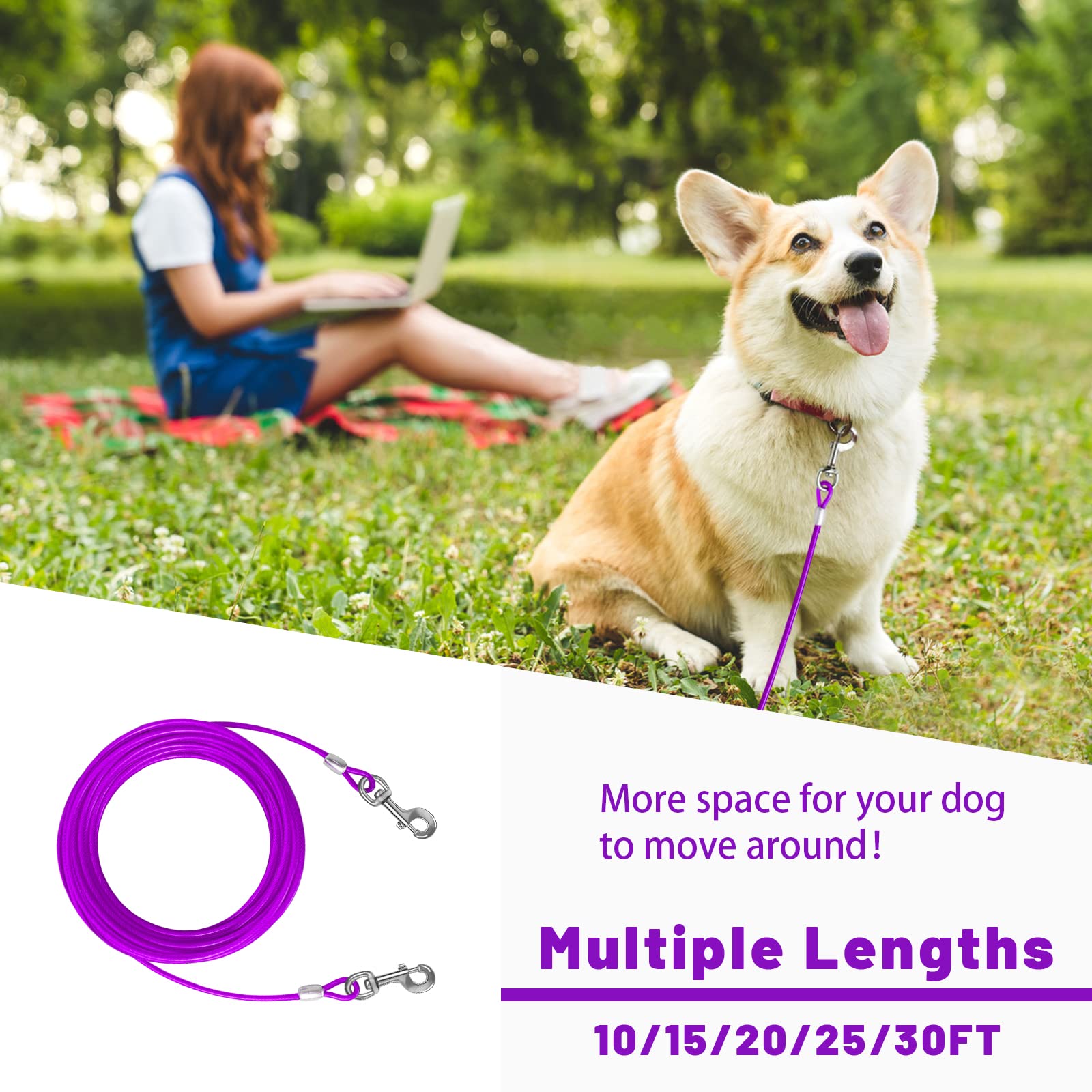 HaiYUAN 360° rotating clip reduces tangling and enhances freedom.