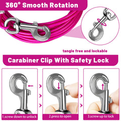 HaiYUAN ultra-tensile steel cable stands up to strong dogs and busy yards