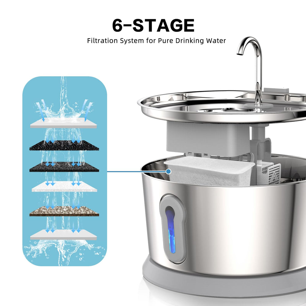 HAJXM automatic pet fountain design emphasizes quiet operation and reliability.