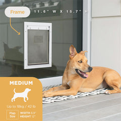 Hakuna Pets Deluxe two-way locking panel for secure access.