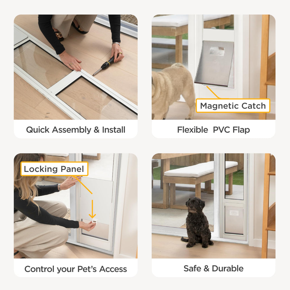 Hakuna Pets lightweight aluminium frame is durable and rust resistant