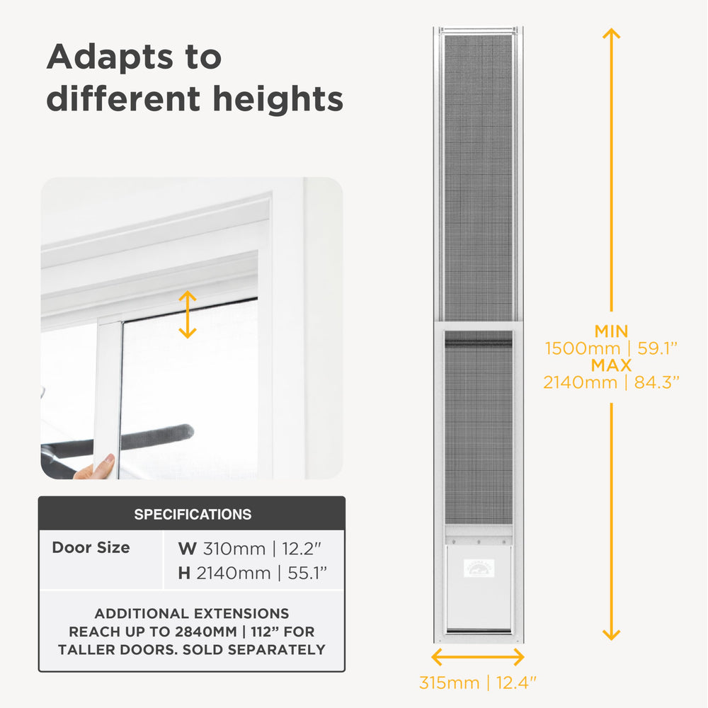Hakuna Pets V2 locking magnetic demonstrates secure closing for pet passage.