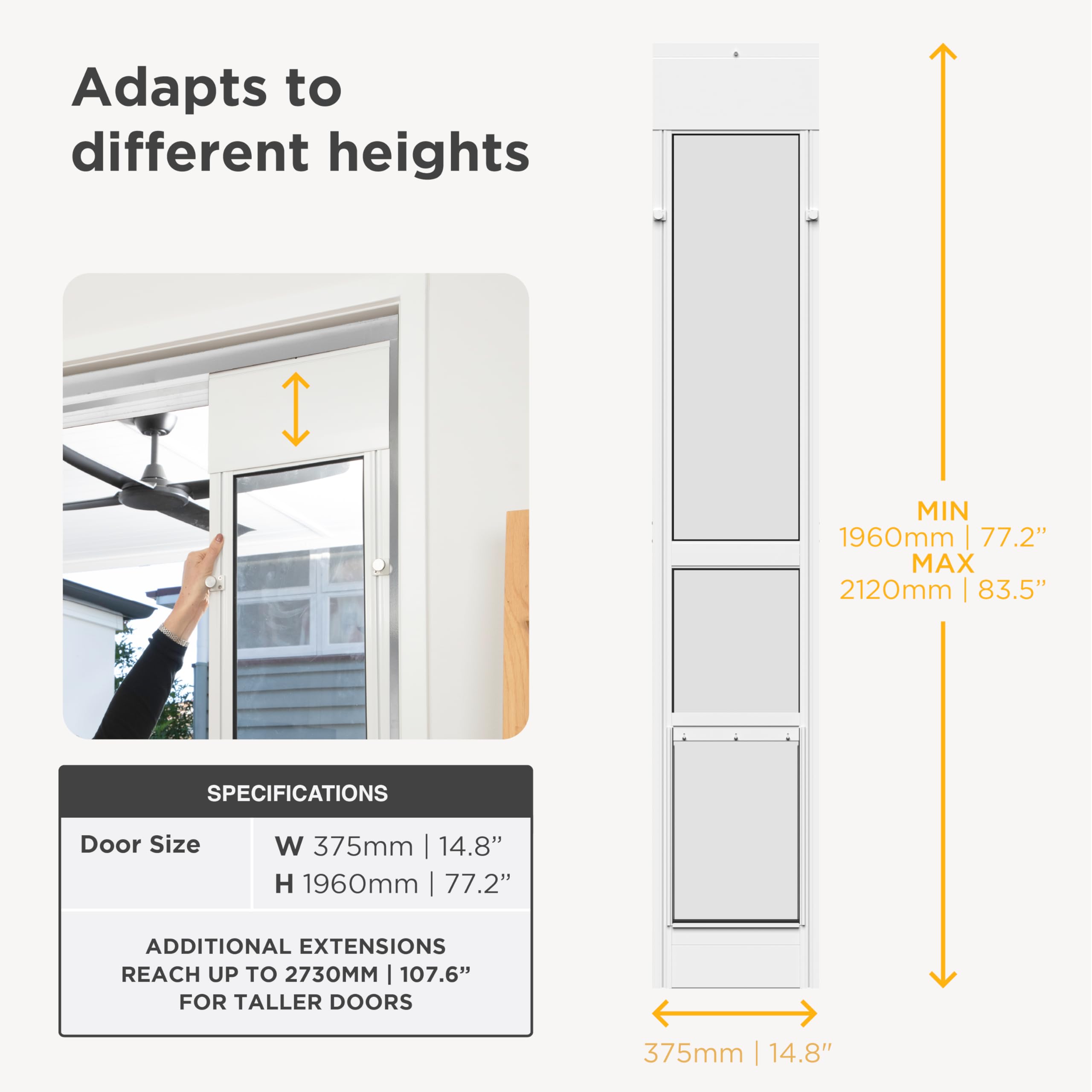 Hakuna Pets weather resistance with magnetic centering catch for reliability.
