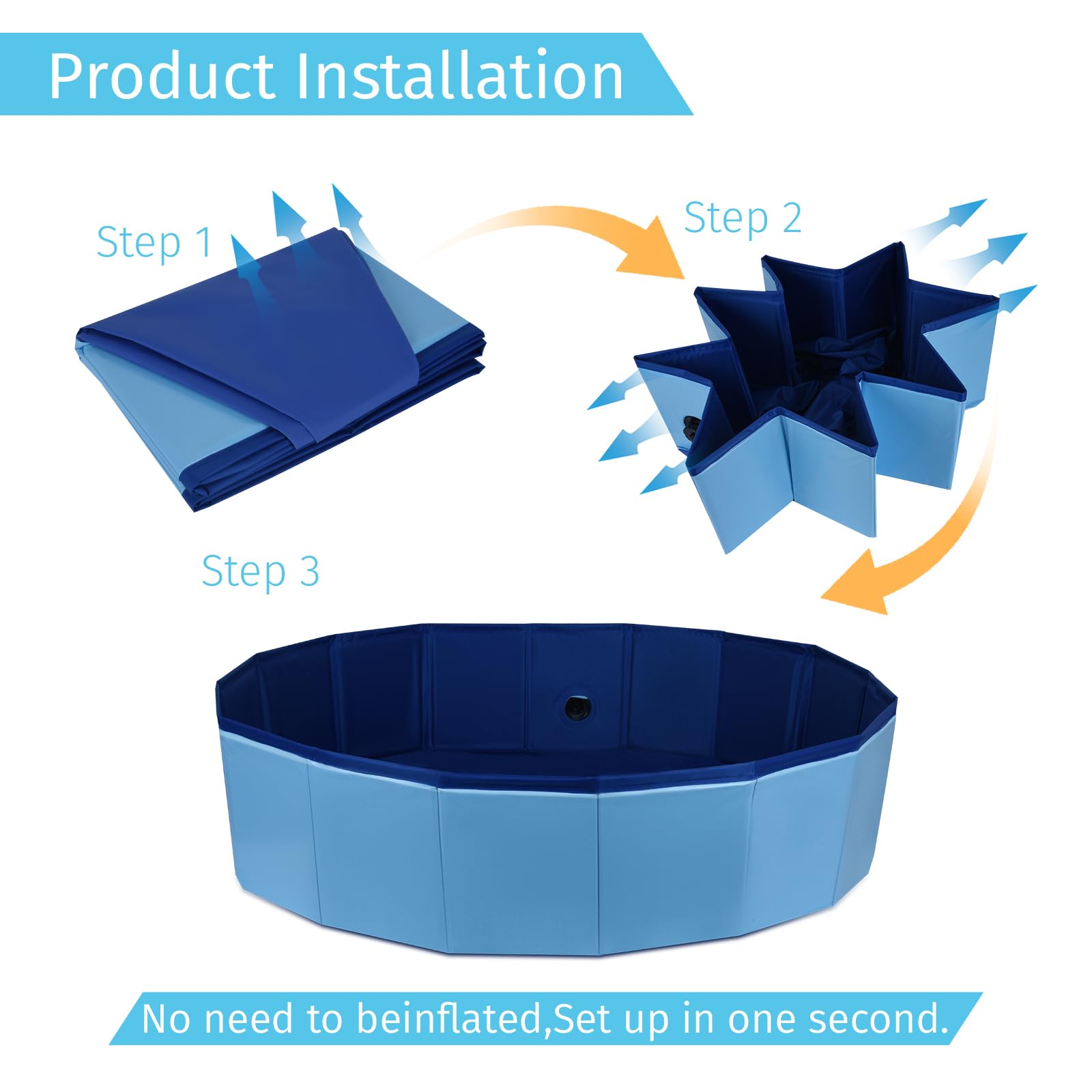 HALAGAS foldable cat birth box open demonstrates quick setup.
