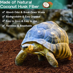 Halatool absorbent coconut coir demonstrates moisture retention for terrariums.
