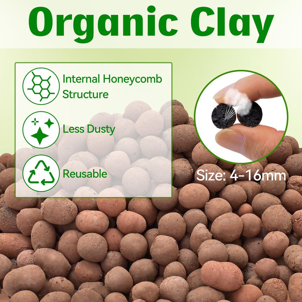 Halatool LECA pebbles promote drainage and airflow in reptile tanks.