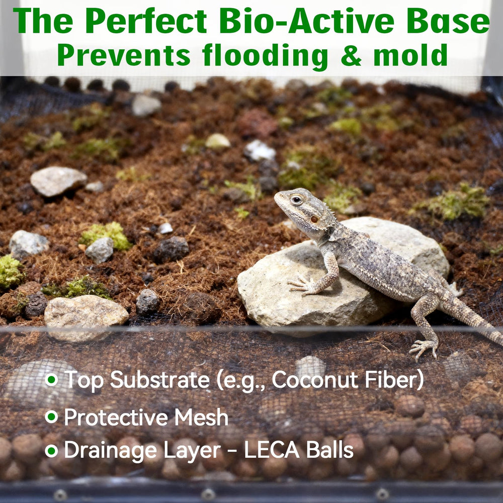 Halatool LECA clay pebbles are low-dust bedding for cleaner air.