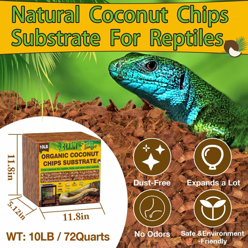Halatool natural coconut husk structure—dust-free substrate with great humidity retention.