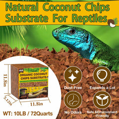 Halatool natural coconut husk structure—dust-free substrate with great humidity retention.