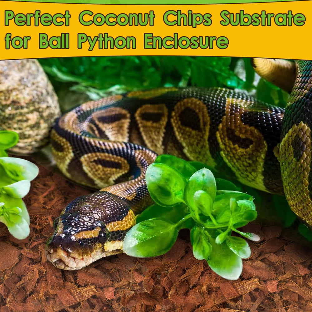 Halatool soft textured substrate—enriches living environment for reptiles.