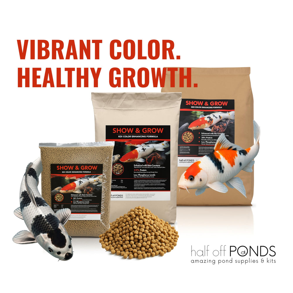 Color brilliance from HALF OFF PONDS Show & Grow with beta carotene and protein