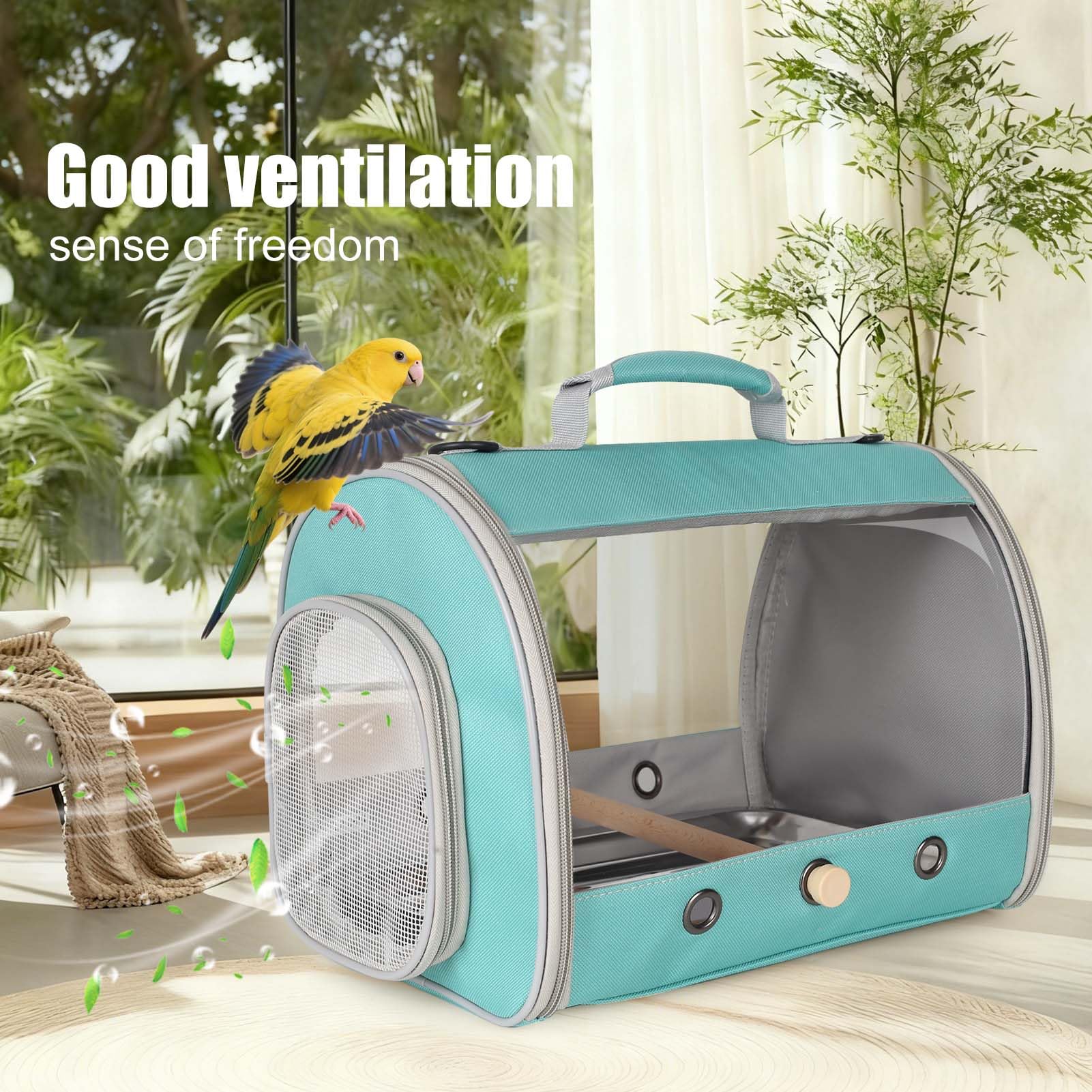 Halinfer compact lightweight design suits vet visits and outdoor trips.