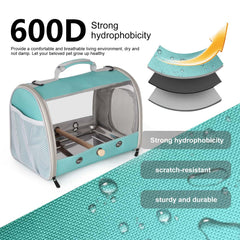 Halinfer travel bag with adjustable shoulder strap enables comfortable, hands-free transport.
