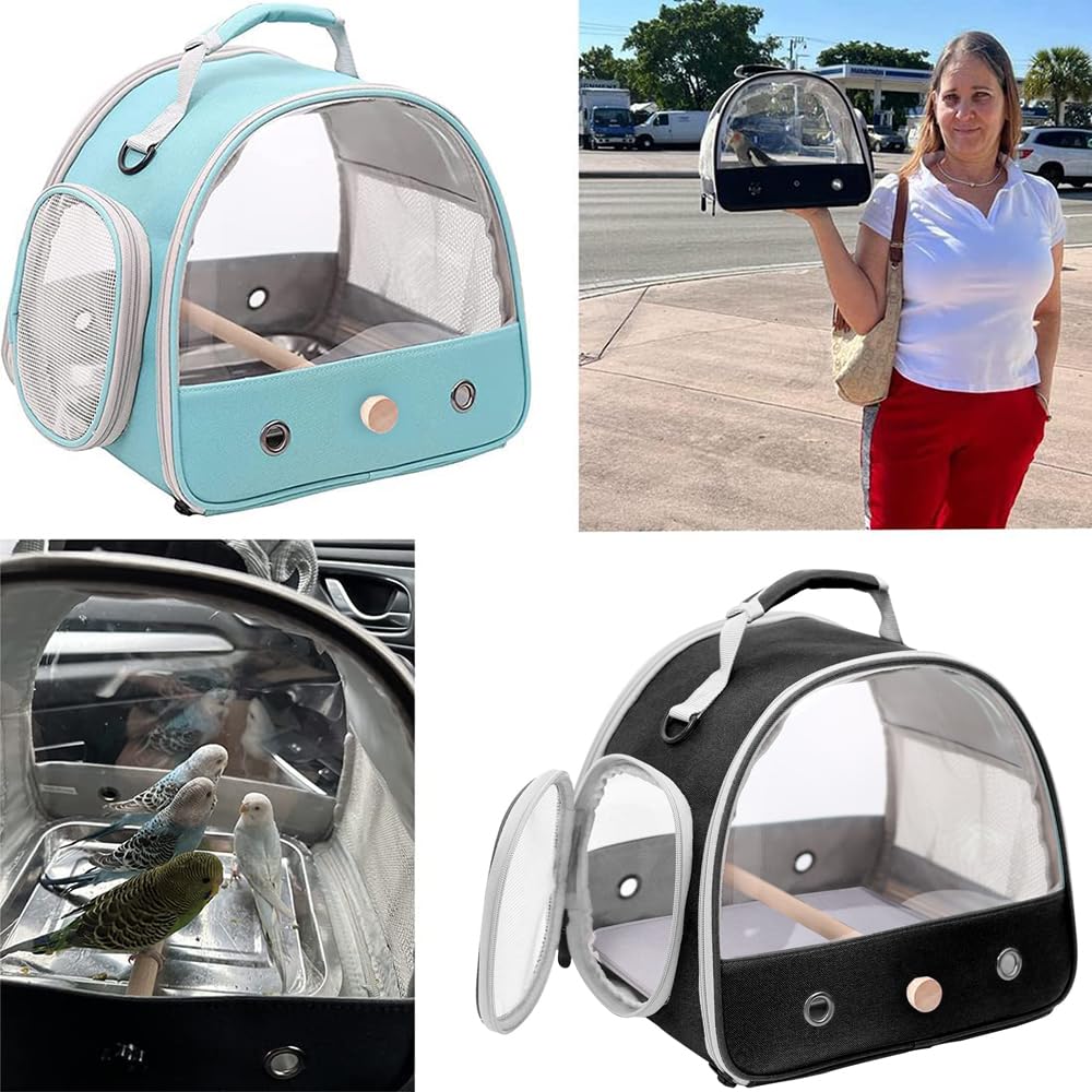Halinfer clear-window design supports easy viewing during outings.