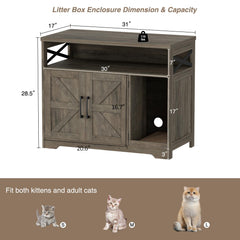 Halitaa cat litter enclosure side view highlighting compact footprint