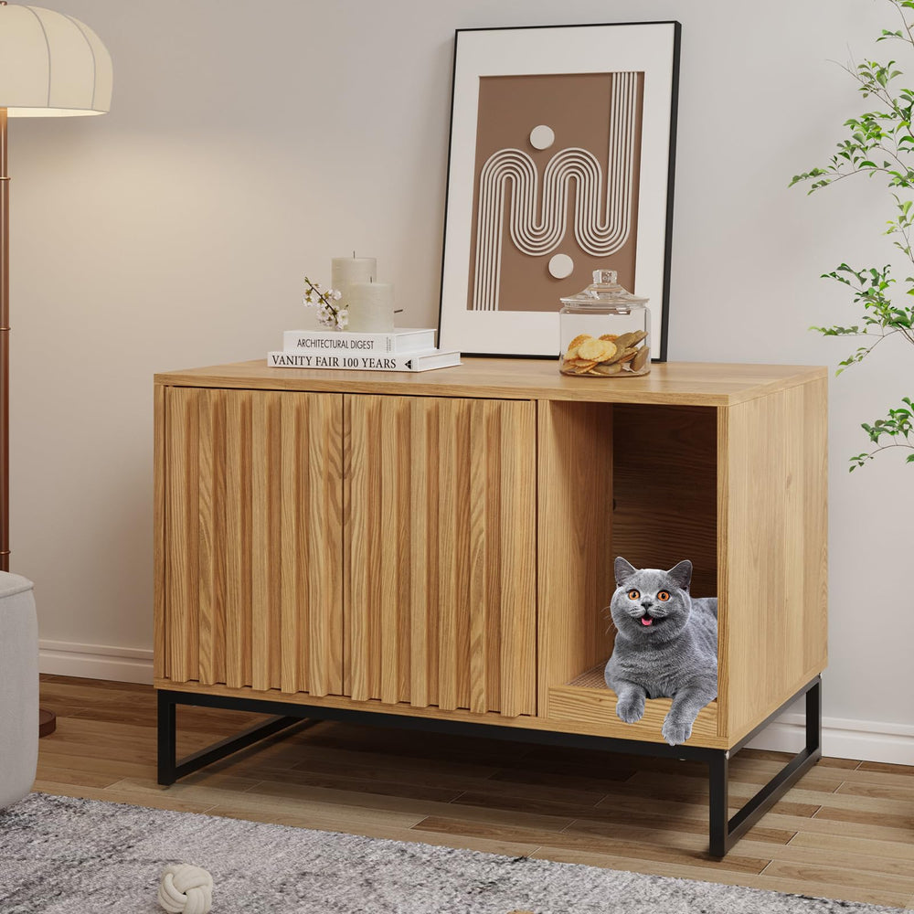Halitaa litter box enclosure easy assembly with included tools.