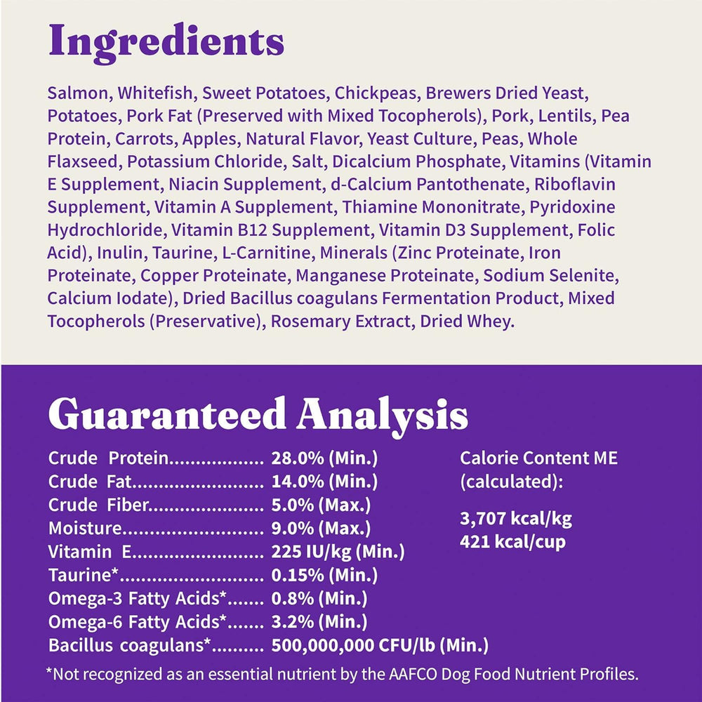 Halo Holistic grain-free recipe highlights no artificial preservatives.