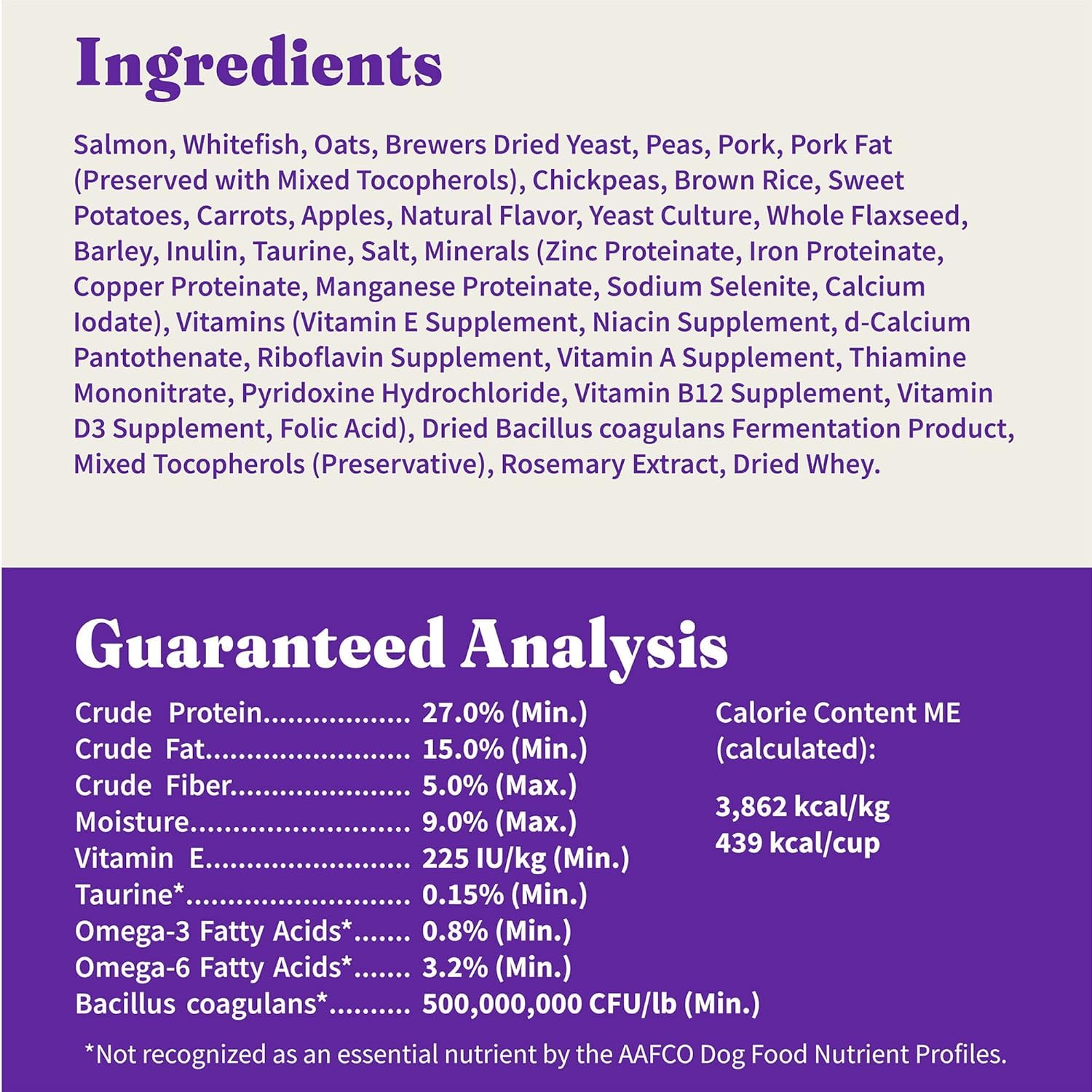 Halo Holistic no corn wheat soy preservatives in the formula