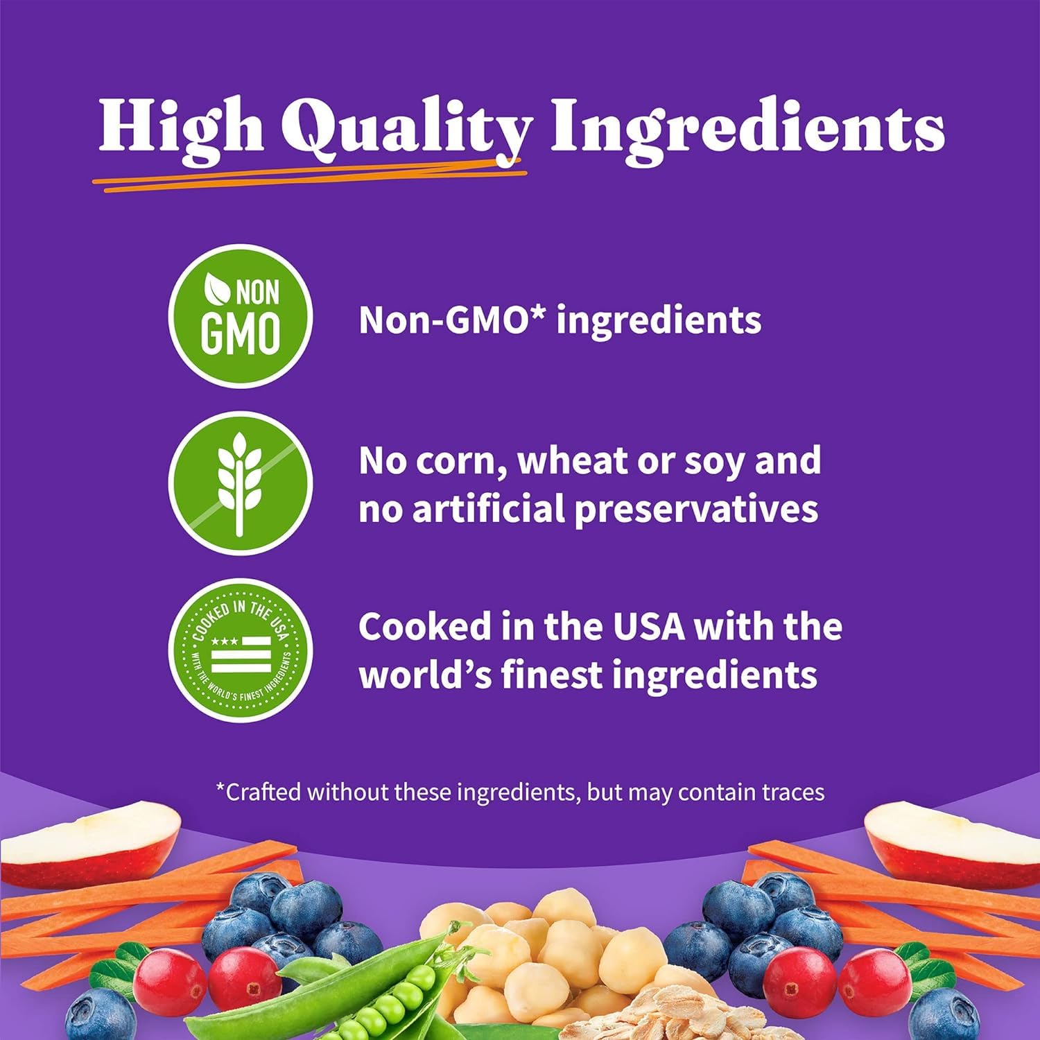 Halo Holistic Plant-Based Recipe is cooked in the USA for quality and reliability.