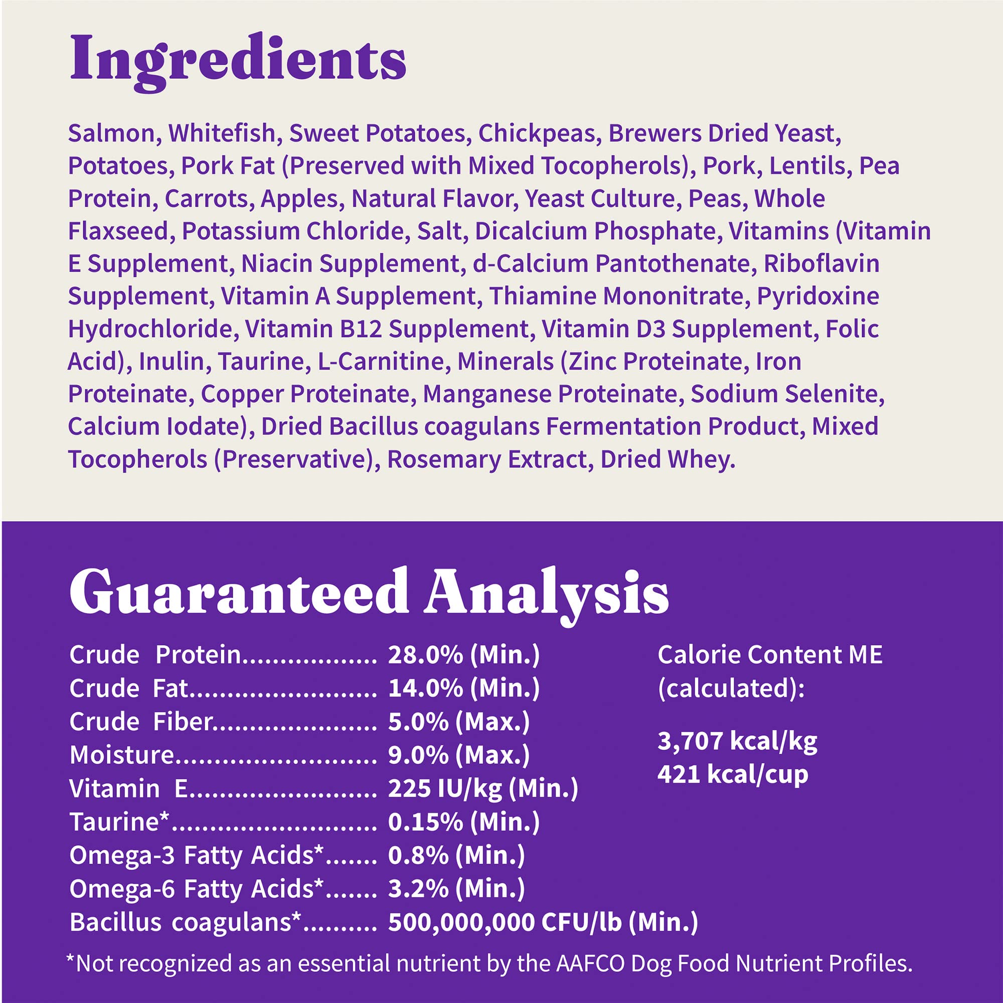 Halo Holistic daily feeding supports healthy skin and coat.