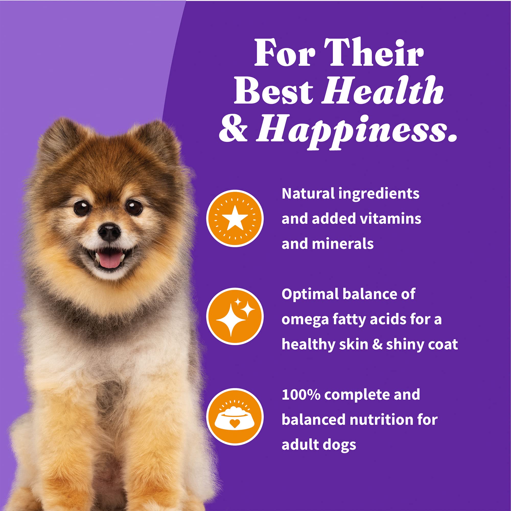 Halo Holistic small-breed non-GMO ingredients ensure high-quality nutrition.