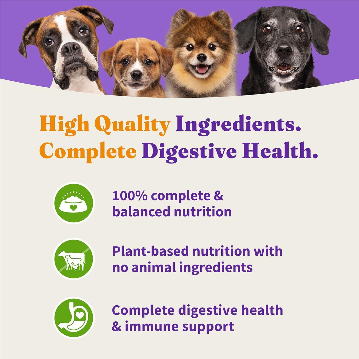 Halo omega fatty acids support healthy skin and coat.