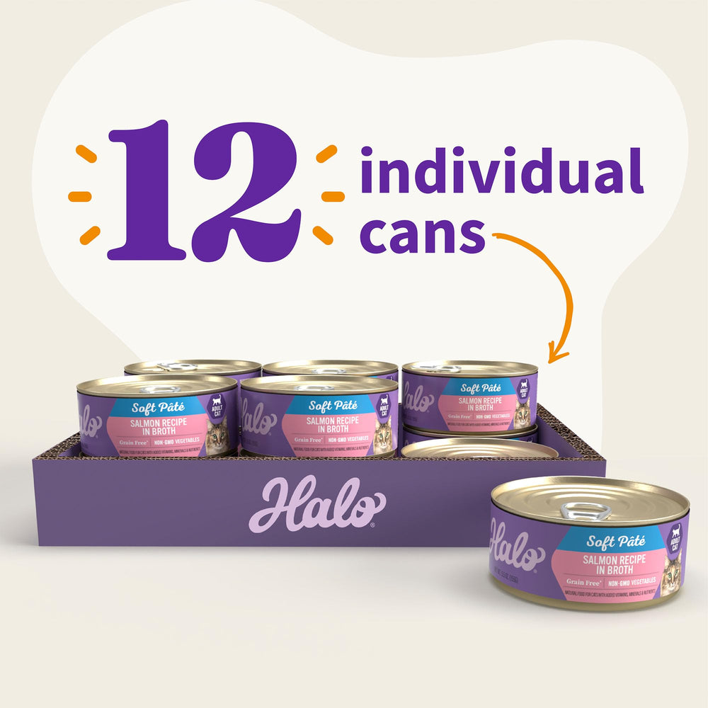 Halo 12-can pack image demonstrates value and convenience for busy households.