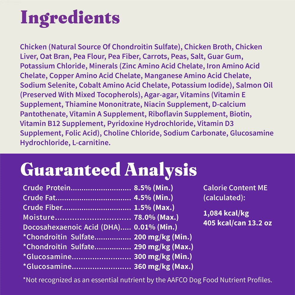 Halo Senior wet dog food no corn wheat soy preservatives for clean nutrition
