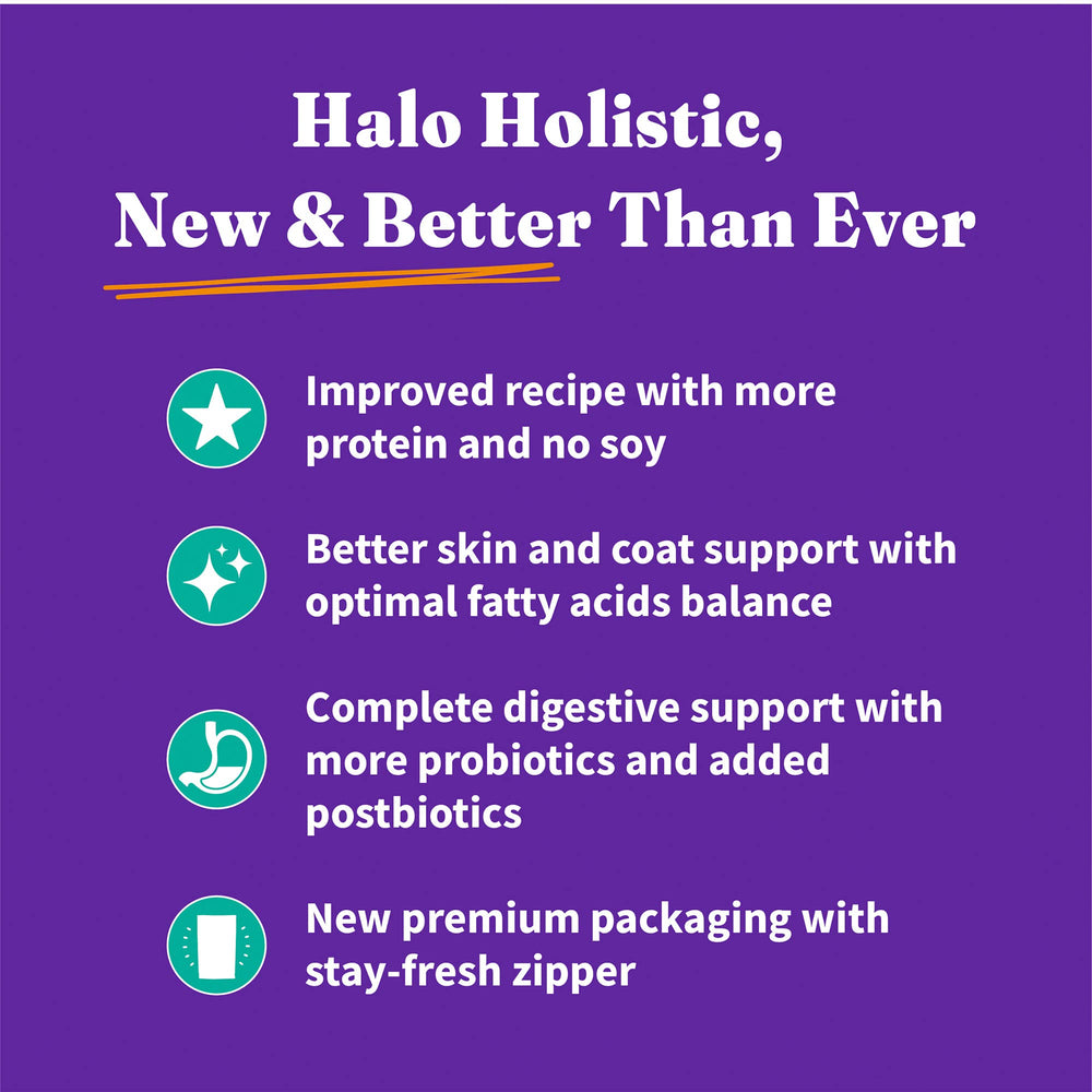 Halo sustainable sourcing symbols underline responsible ingredient sourcing