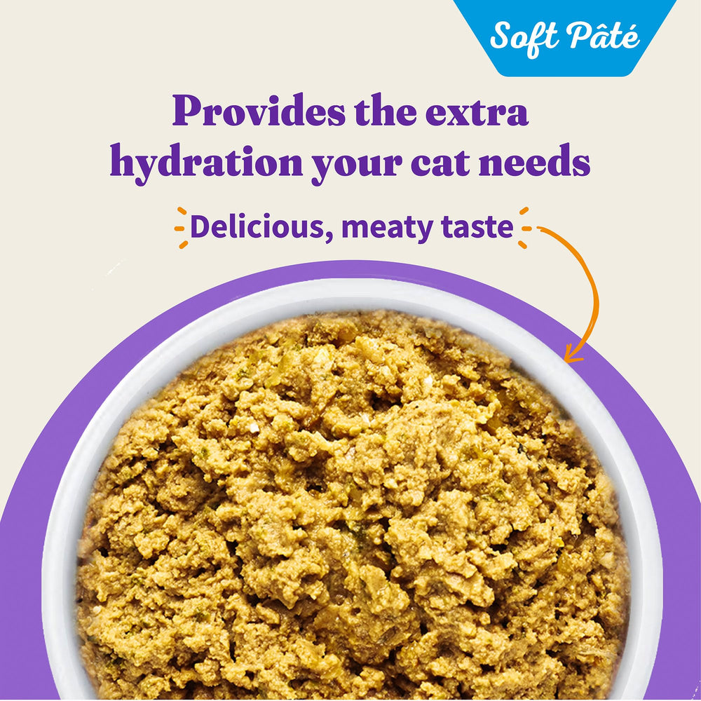 Halo USA-made cat food packaging shot emphasizes quality ingredients.