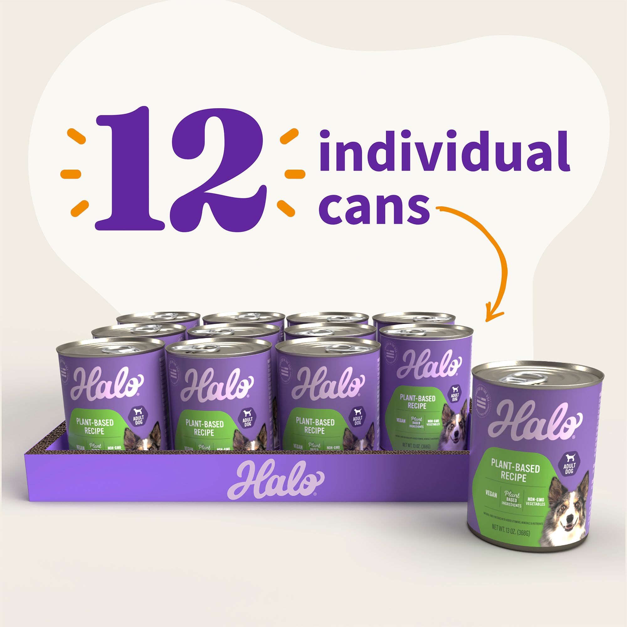 Halo products proudly made in the USA with non-GMO produce.