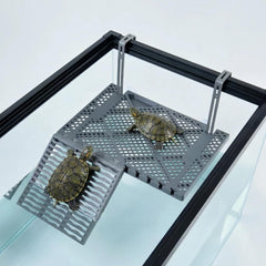 Halomyyth large solidform hanging turtle platform offers stable basking in 50–120 gallon aquariums.