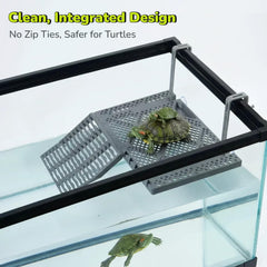 Halomyyth non-slip 45-degree ramp with grid design helps safe climbing out of the water.