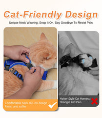 Halypet H200 Pro three-size XS-S-M harness for perfect cat fit
