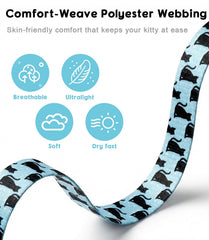 Halypet soft breathable nylon fabric keeps coat comfortable.