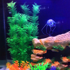 Ceramic base detail provides stable, rust-free support for the aquarium décor.