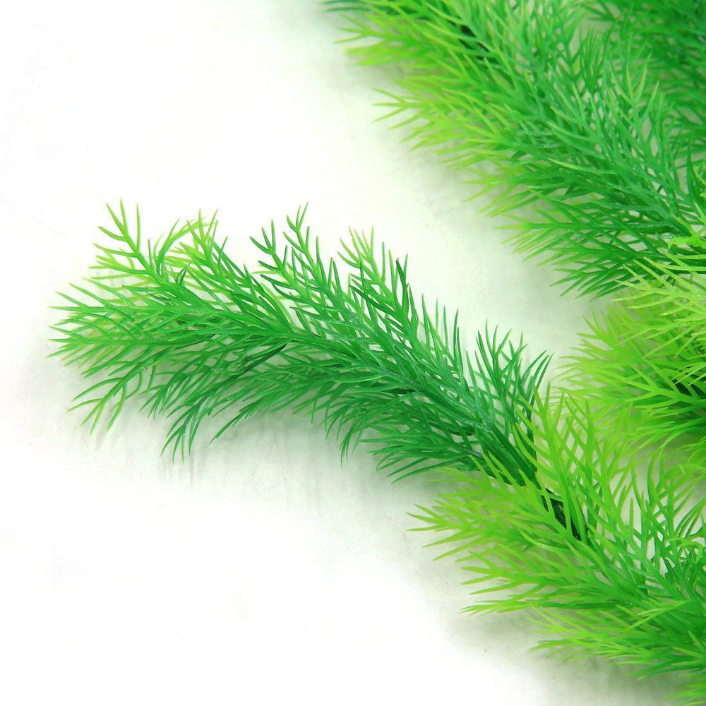 Easy-to-clean plastic greenery that stays vivid over time.