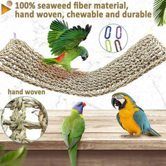 Hamiledyi seagrass hammock is easy to clean and supports daily rest after play.