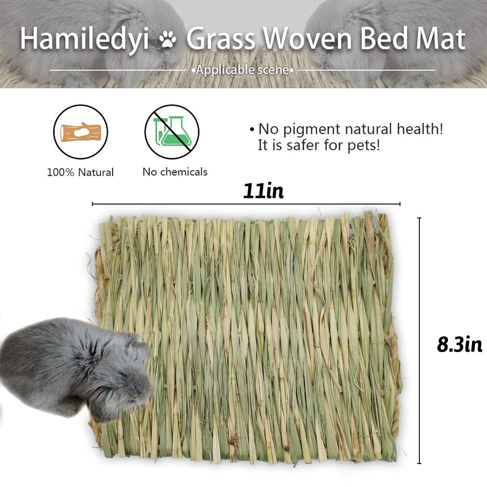 Hamiledyi chew toy play mats encourage foraging and gentle teeth wear.
