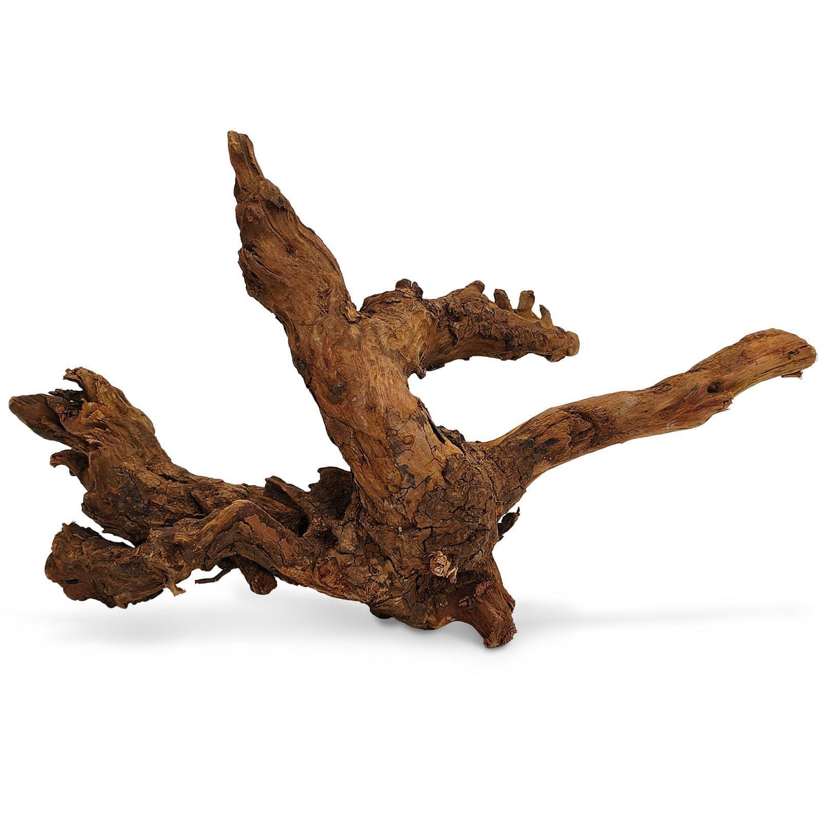 Hamiledyi driftwood aquarium branch 12-18 inches adds natural shelter and climbing space for fish.