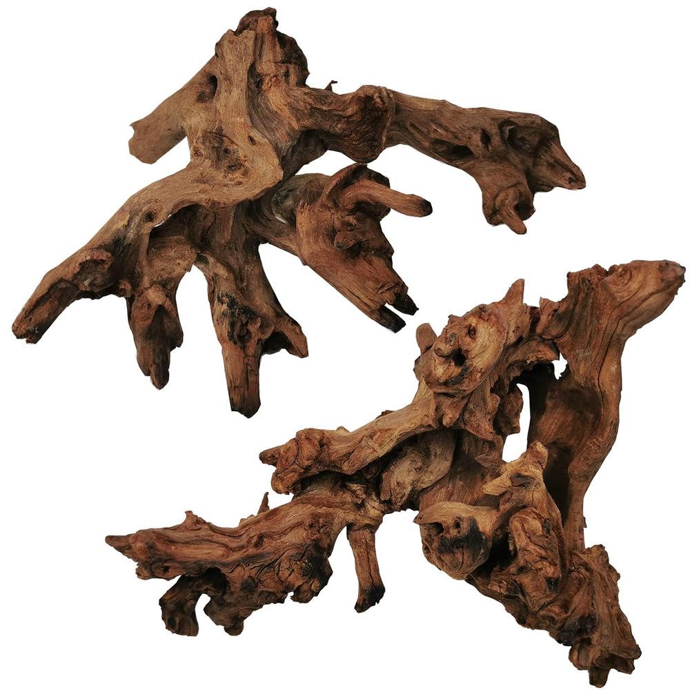 Hamiledyi driftwood branch 8-18 inch for natural aquarium habitat and climbing