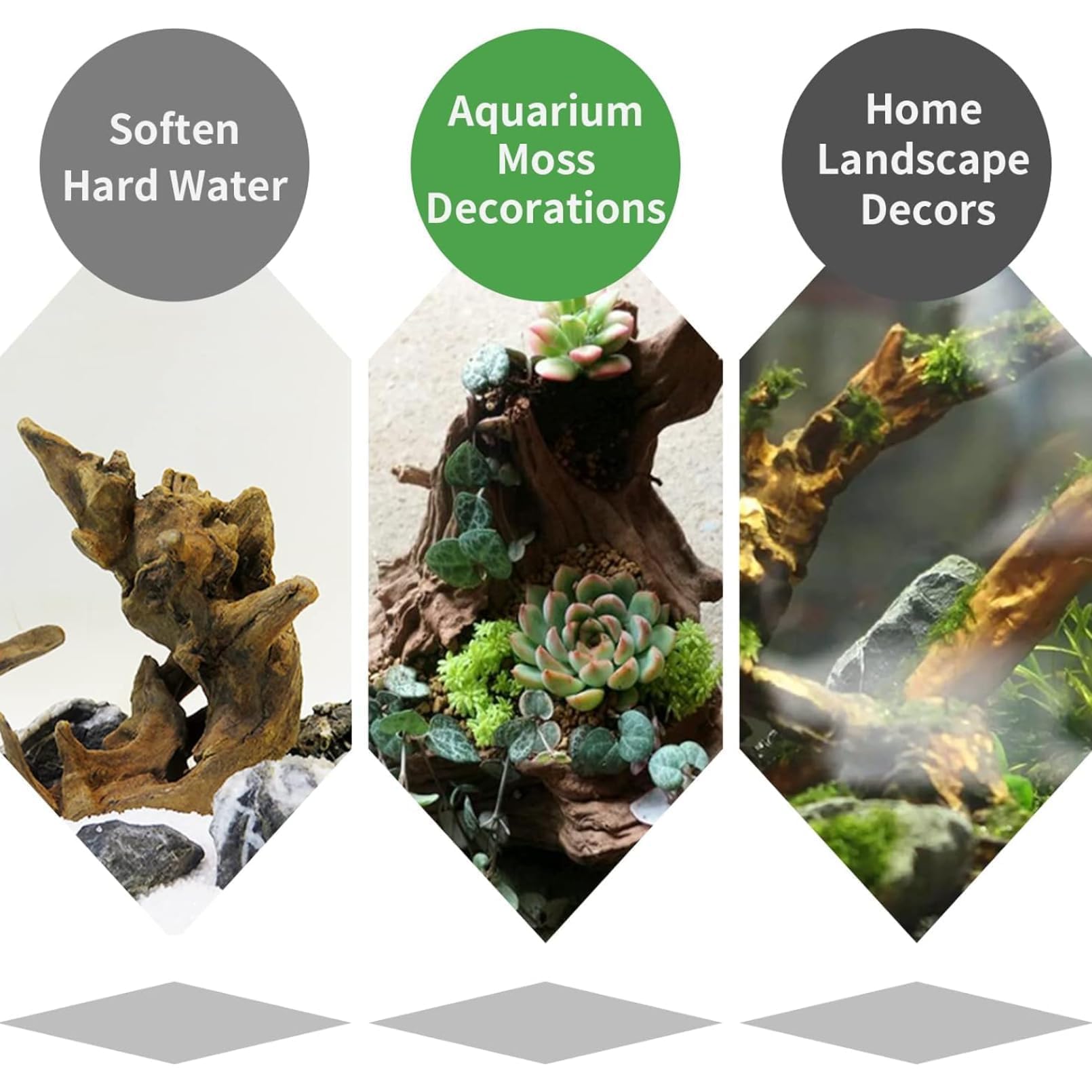 Prep steps for Hamiledyi driftwood: boil and soak to reduce tannins before use.