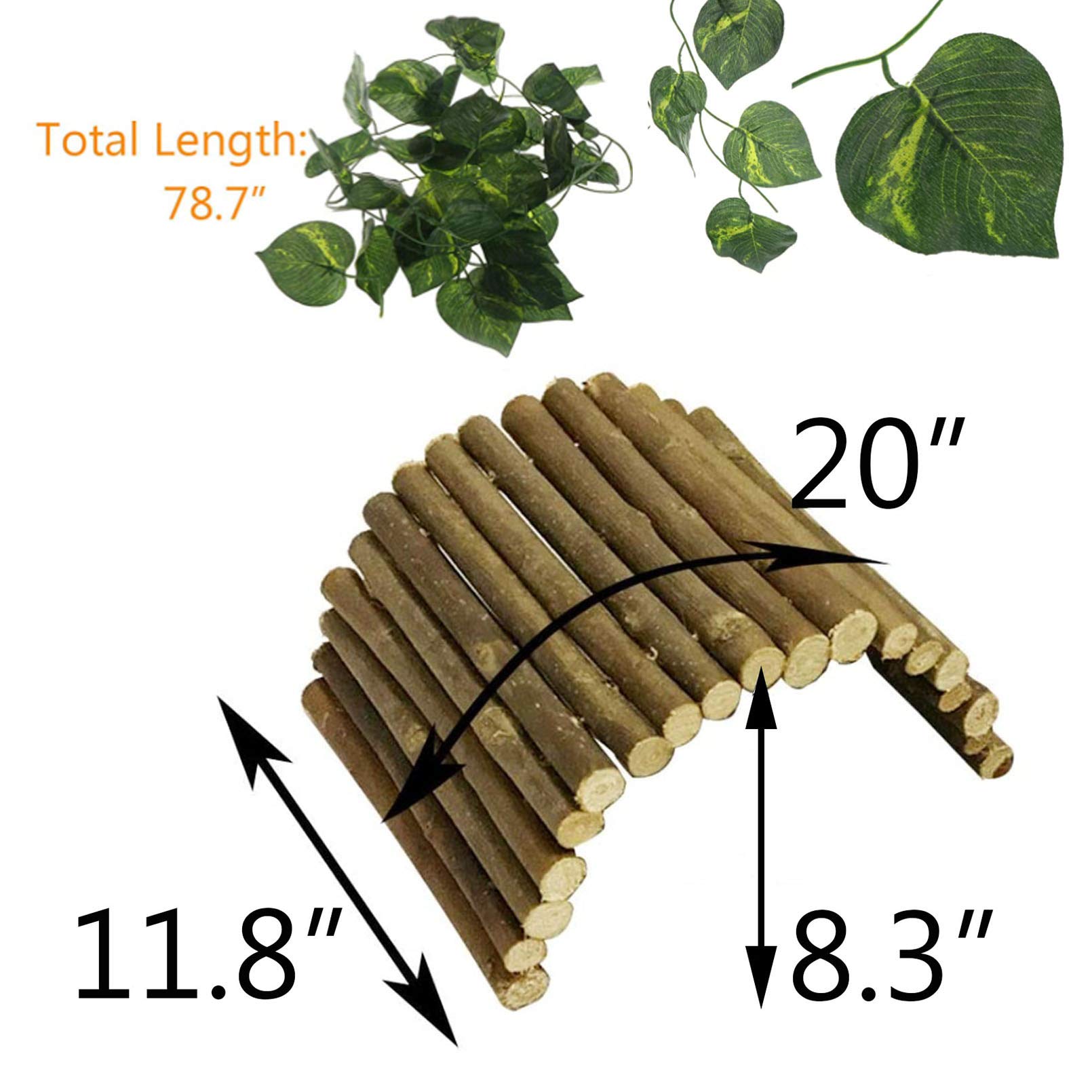 Hamiledyi dust-cleanable habitat accessory suitable for DIY enclosure layouts.
