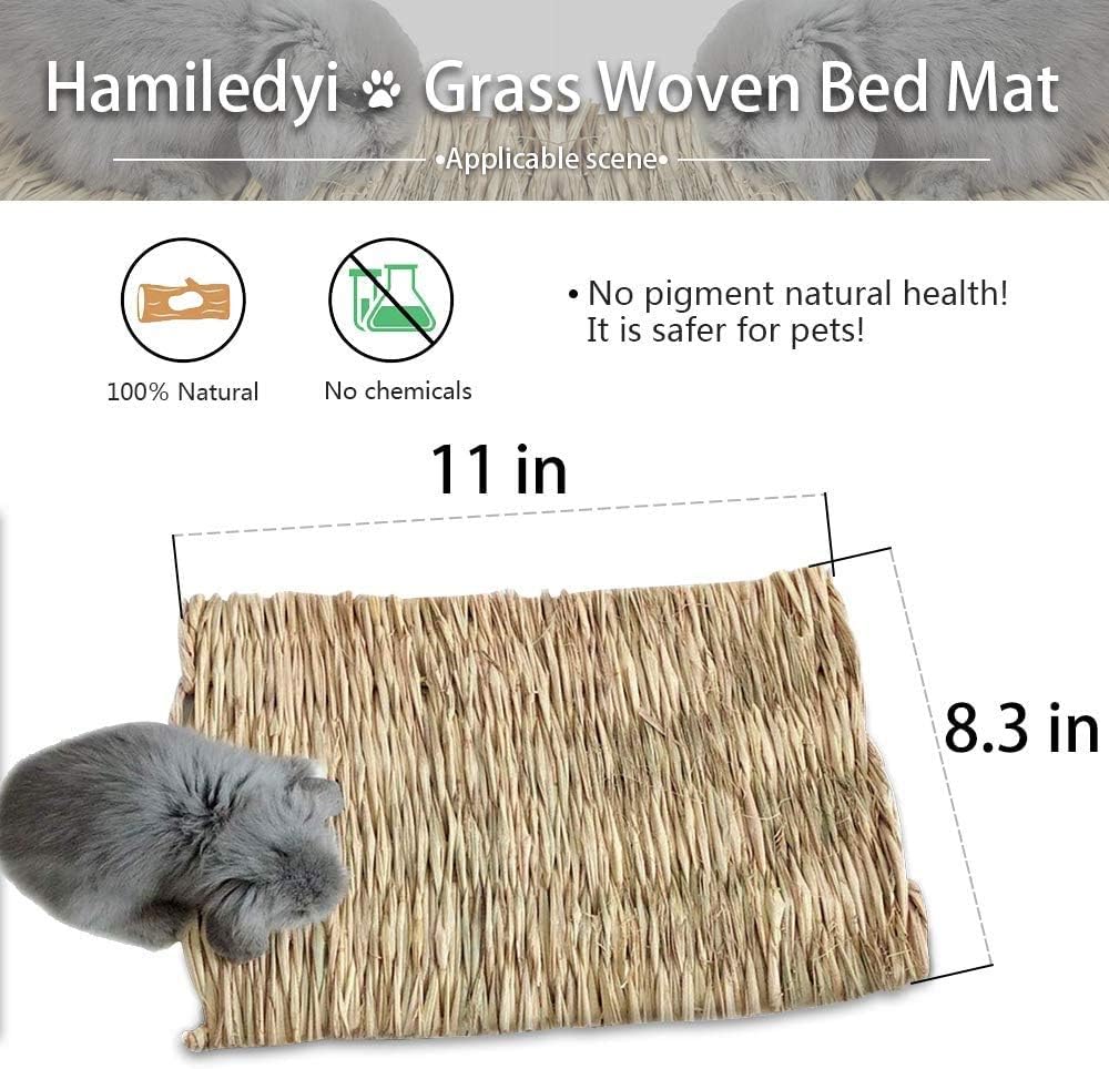 Hamiledyi eco-friendly mat for inside or outside cages.
