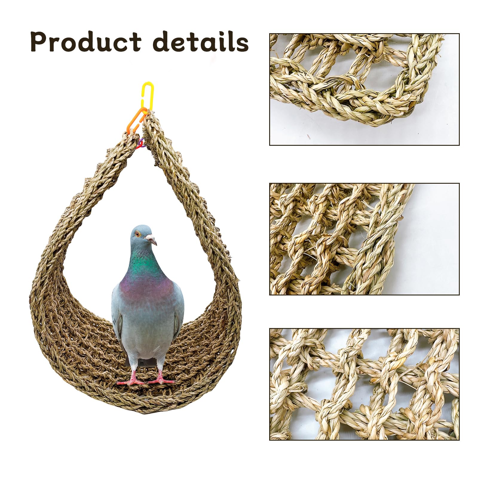 Hamiledyi cage hooks enable quick, secure hanging and creative setup.