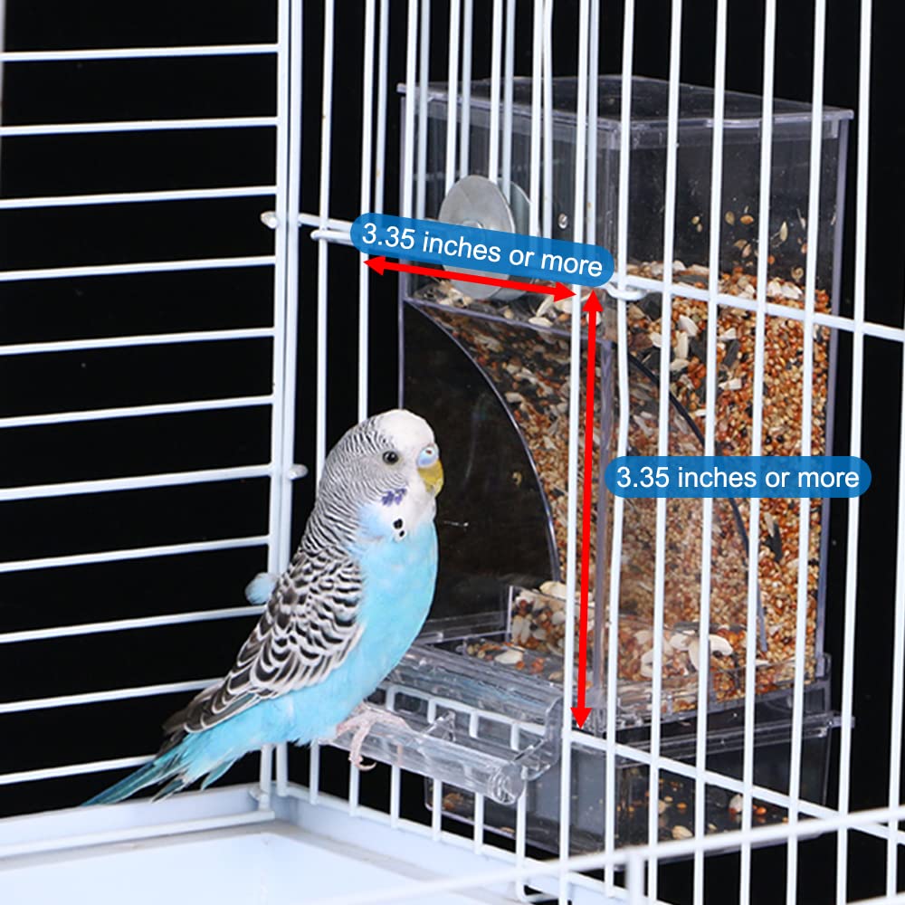 Hamiledyi No Mess Bird Feeder seed feeder reduces mess and waste.